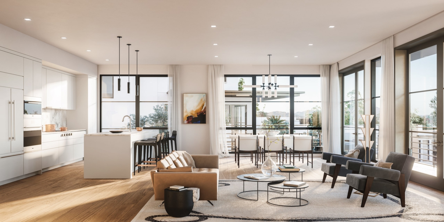 Luxury interior for luxury condominium in Yerba Island San Francisco for sale