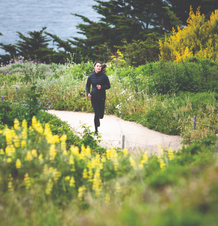 Running on the paths of Yerba Buena Island Luxury seaside residences for sale